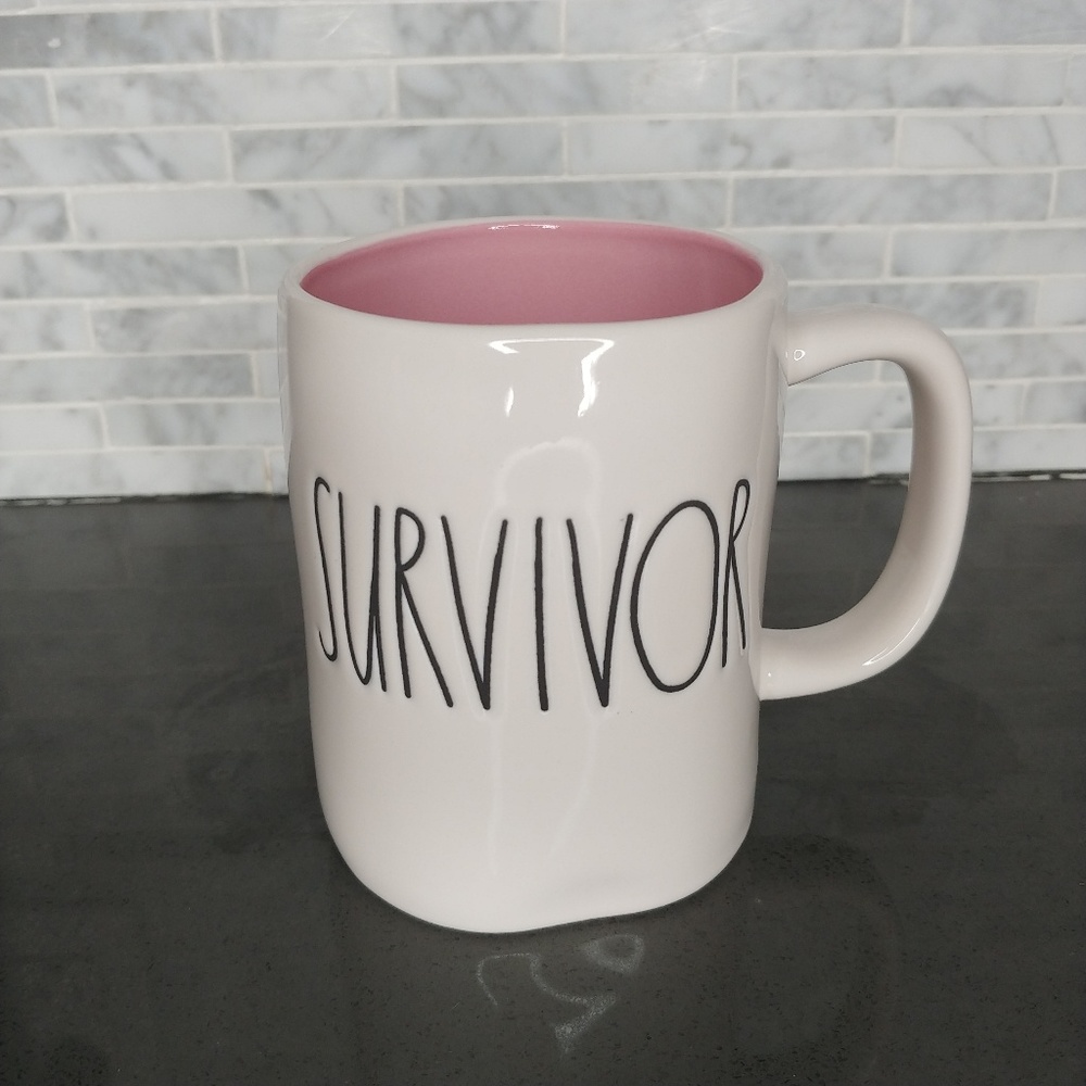 Rae Dunn Survivor Breast Cancer Awareness Mug